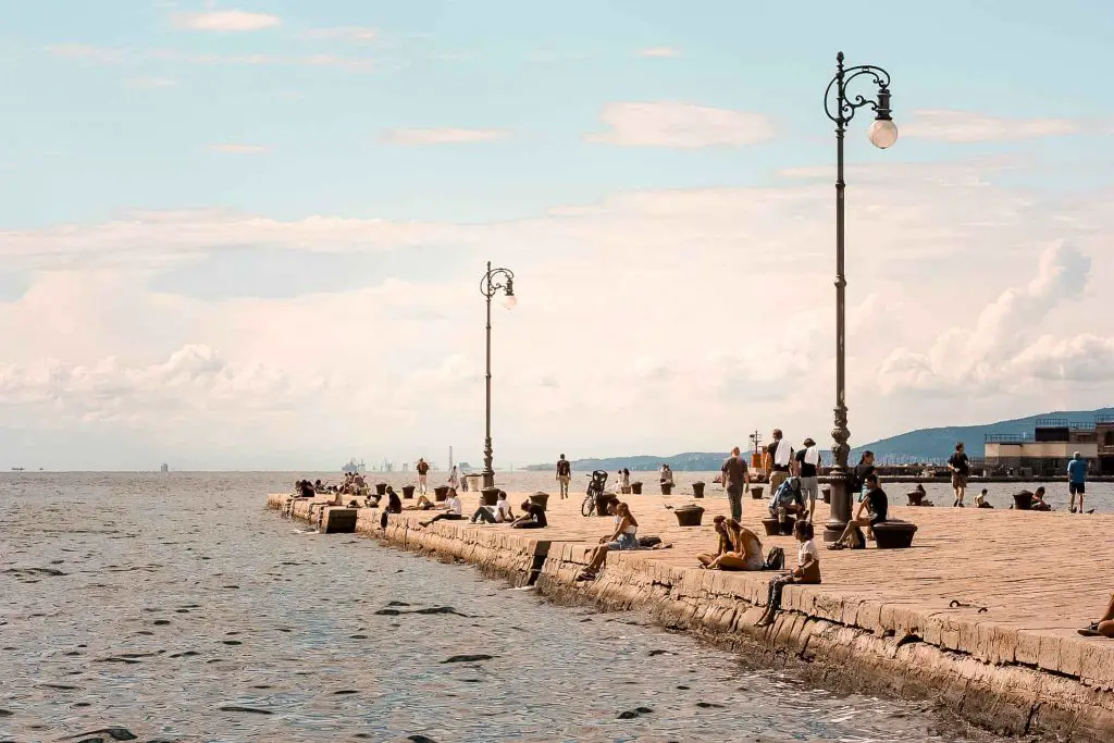 Molo Audace Pier in Trieste