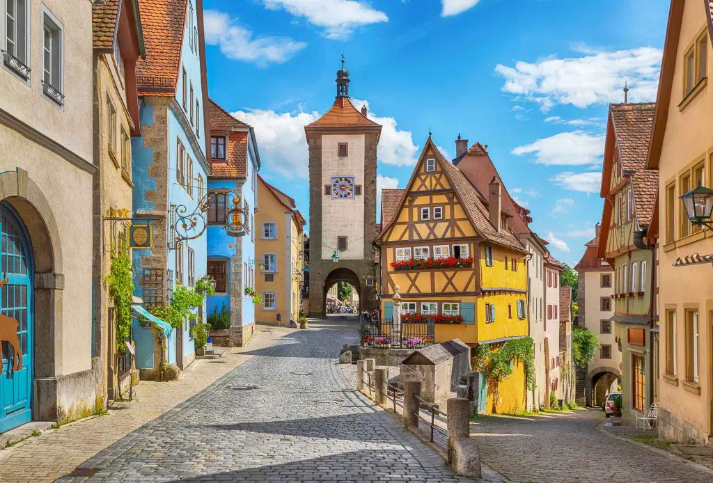 Medieval town Rothenburg ob der Tauber