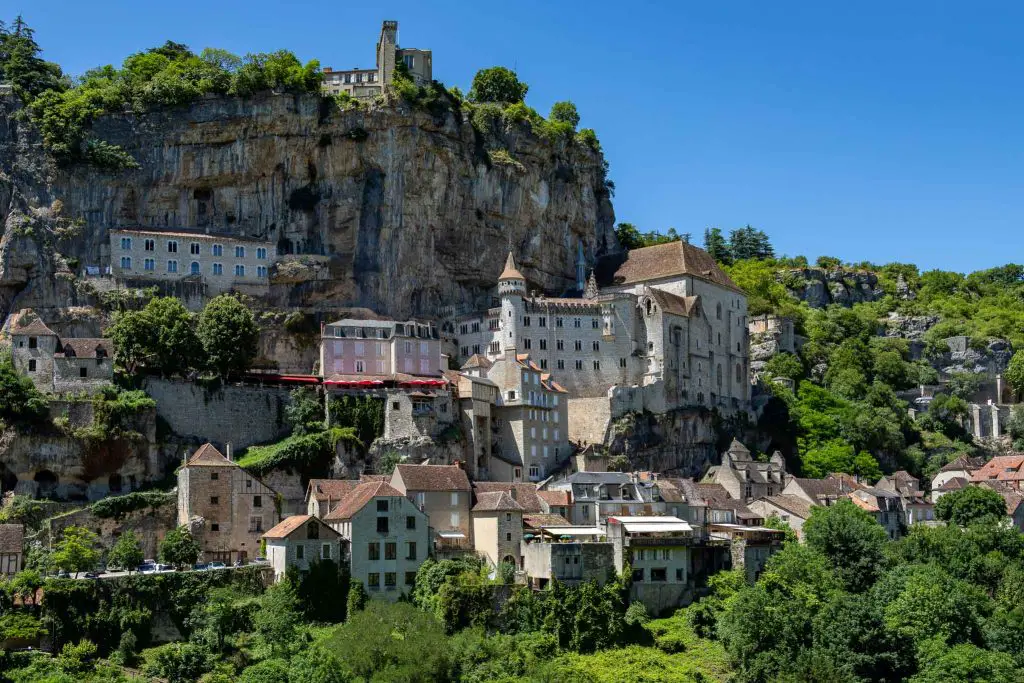 Rocamadour in the Lot department of southwestern France